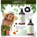 Laritelle Organic Hair Care Set Nature's Love: Shampoo 17.5 oz + Conditioner 16 oz + Hair Loss Treatment 4 oz