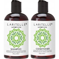 Laritelle Organic (Travel Size) Shampoo 2 oz + Conditioner 2 oz Nature's Love 